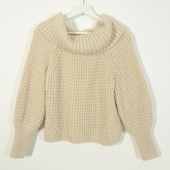 Express Chunky Knit Cowl Neck Sweater - Picture 1 of 6